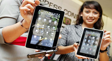 Penjualan tablet ditaksir melewati angka 1 juta unit hingga akhir tahun ini. (Foto: Ist)