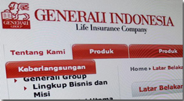 DONGKRAK PREMI, GENERALI INDONESIA GANDENG BANK TABUNGAN NEGARA